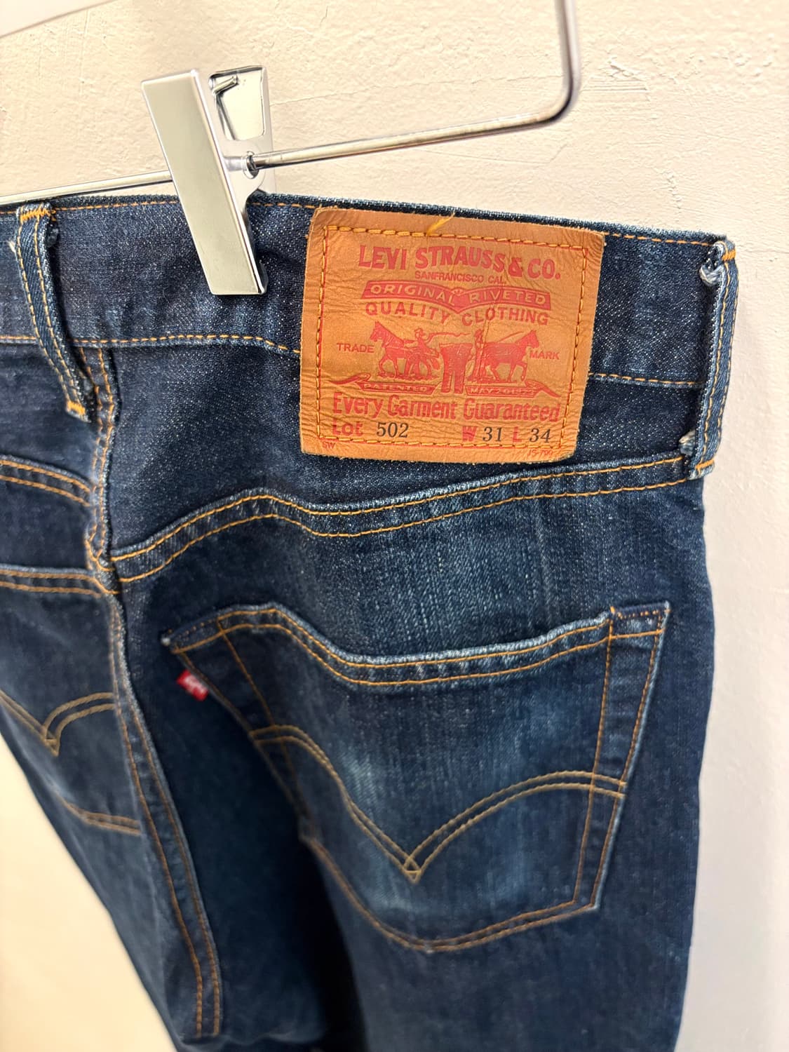 리바이스 502 W31 L34 상품이미지4
