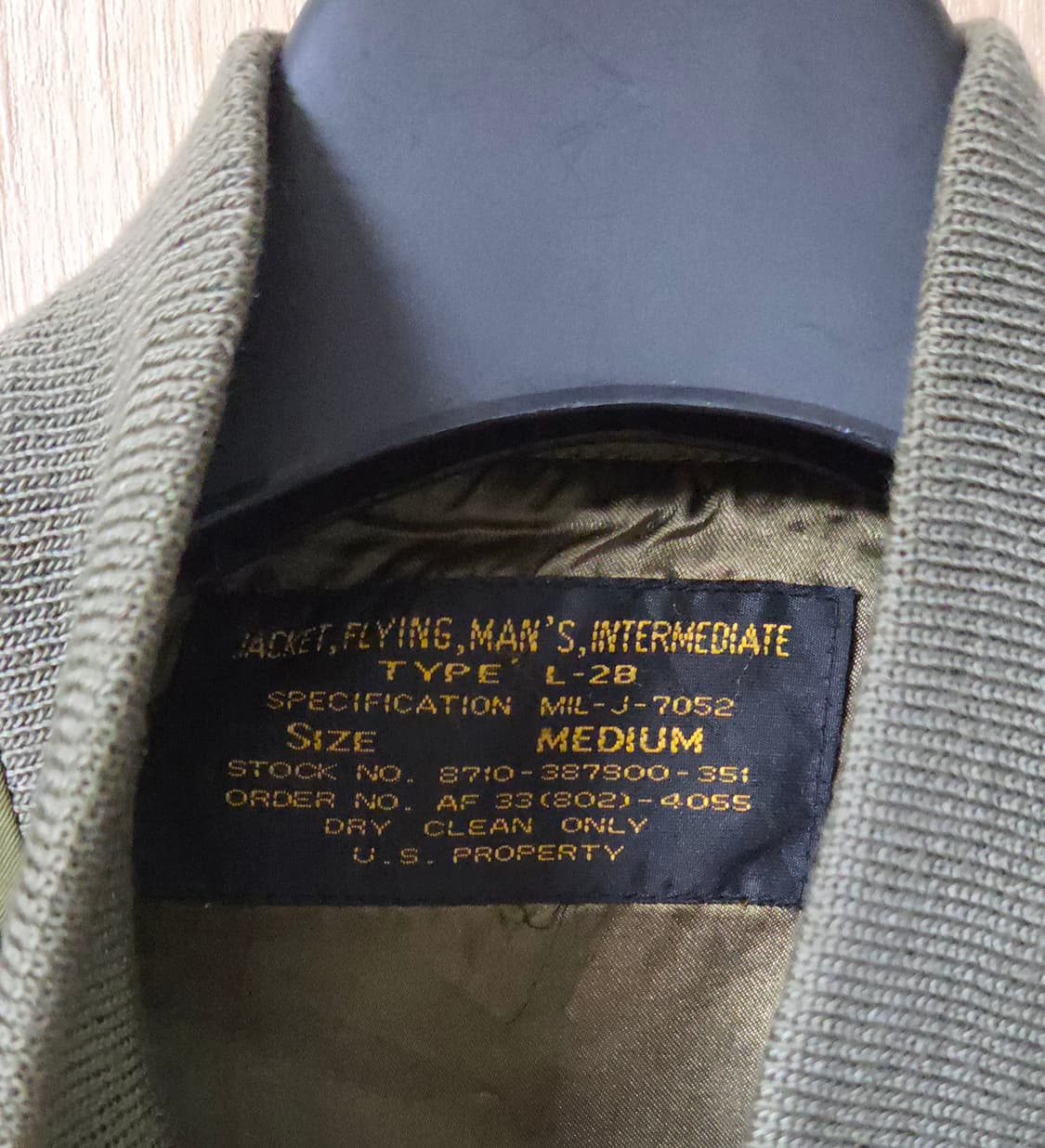 (착샷) 90s 에어맨 데빌 L2B 플라이트 자켓 상품이미지2