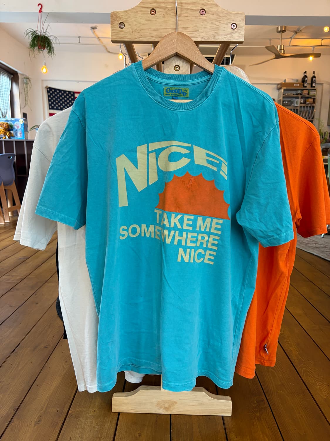 나이스웨더 워싱티 BLUE / L 상품이미지1