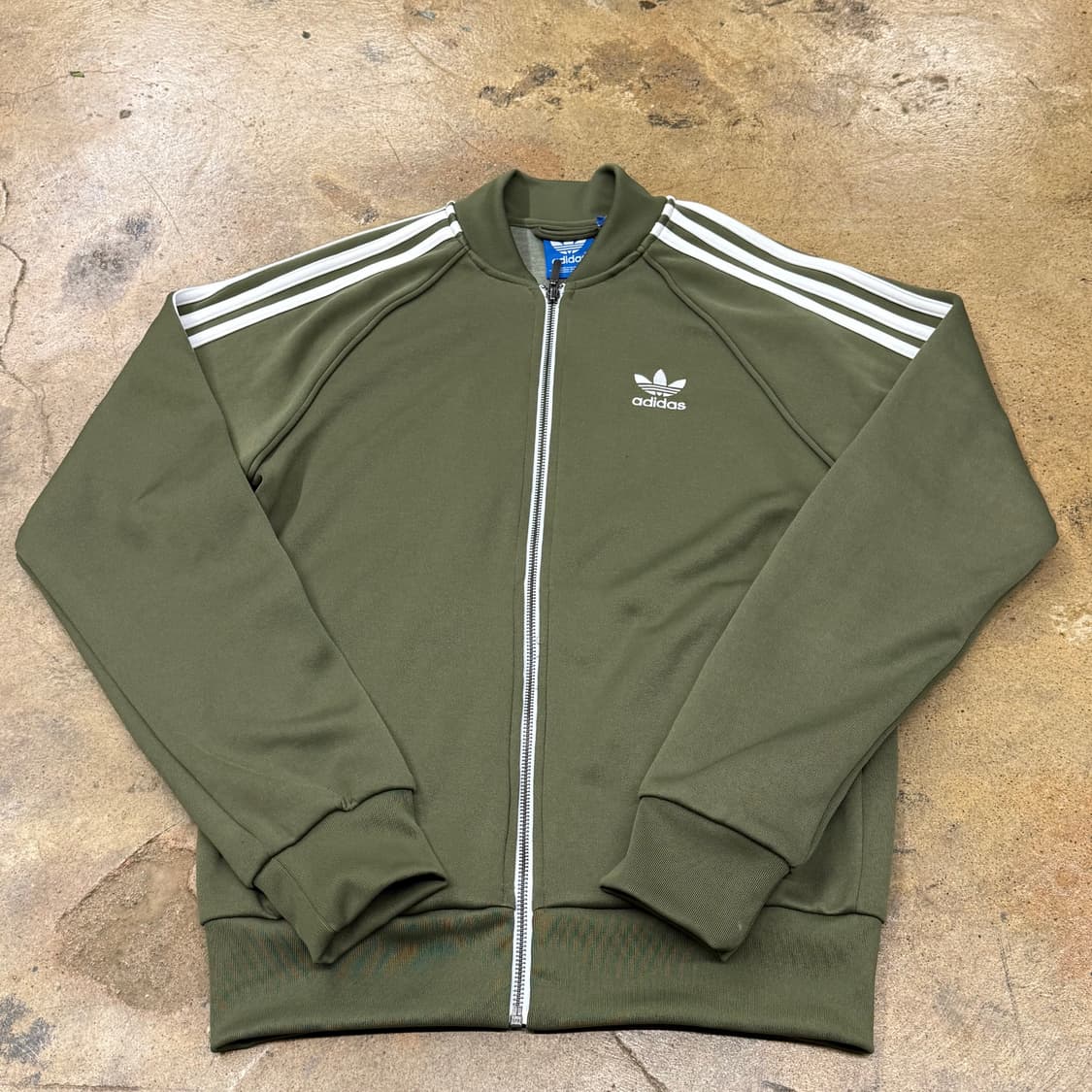 아디다스 카키 슈퍼스타 져지 트랙탑 95 상품이미지2