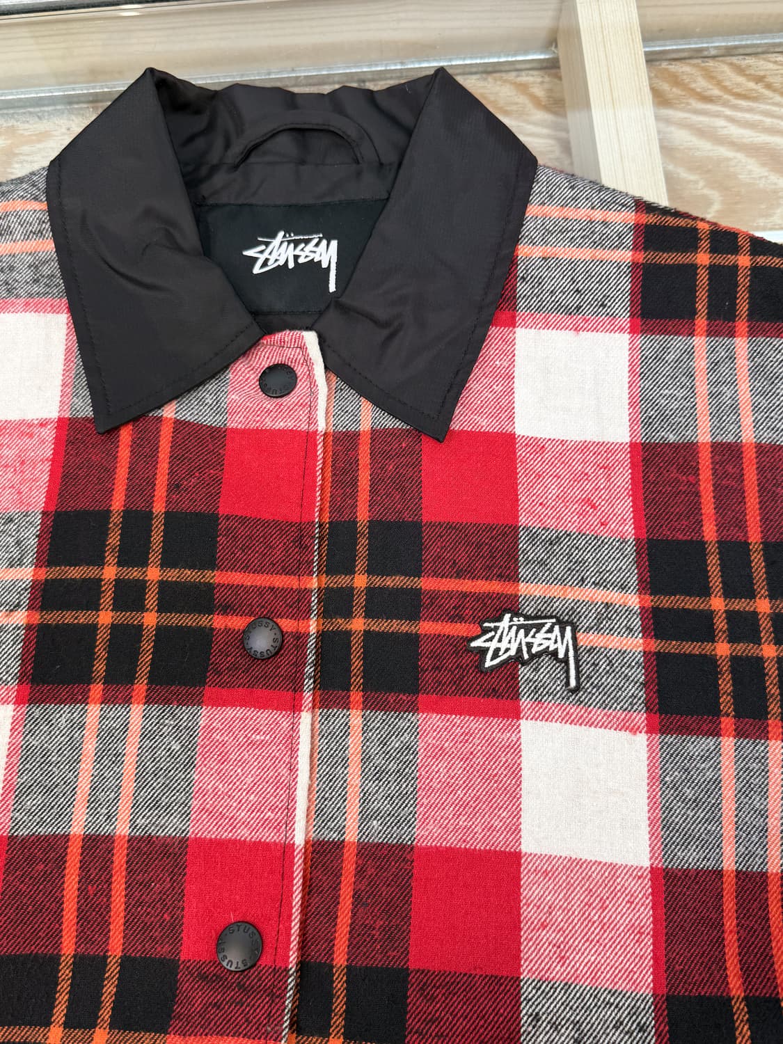 스투시 타탄 체크 코치 자켓 상품이미지6