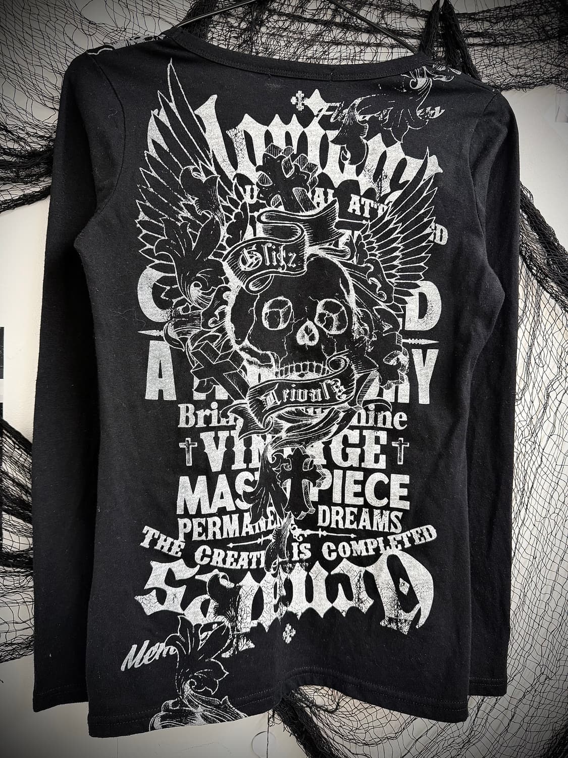 00s punk beads printing longsleeve 상품이미지7