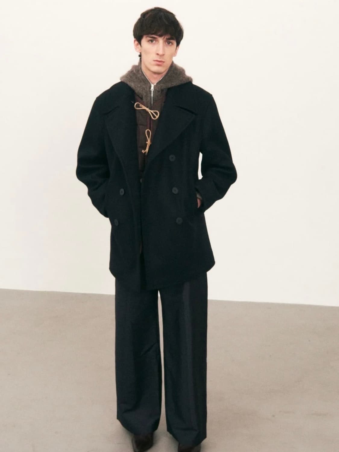 아워레가시 멜튼 울 피코트 46 상품이미지2