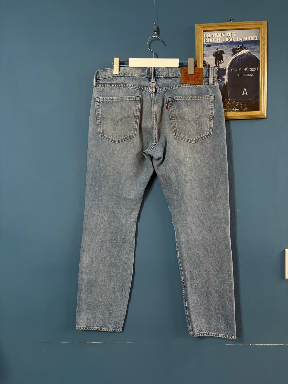 00‘s vtg Levis 502 Custom denim pant. 상품이미지9