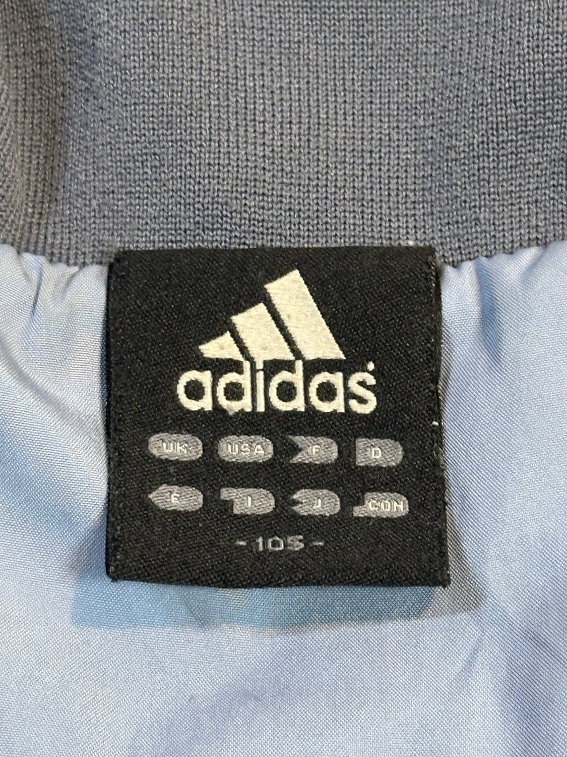 희귀) 00's 아디다스 올드스쿨 삼각로고 배색 바람막이 자켓 상품이미지9