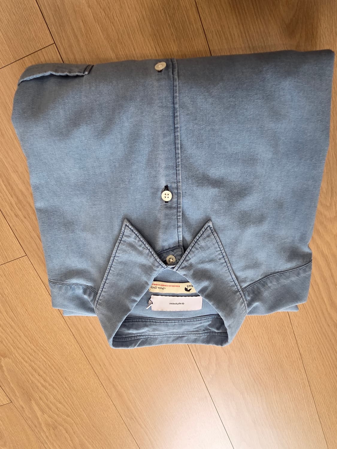 SIDOGRAS Indigo Poplin L/S Oversized Reg 상품이미지1