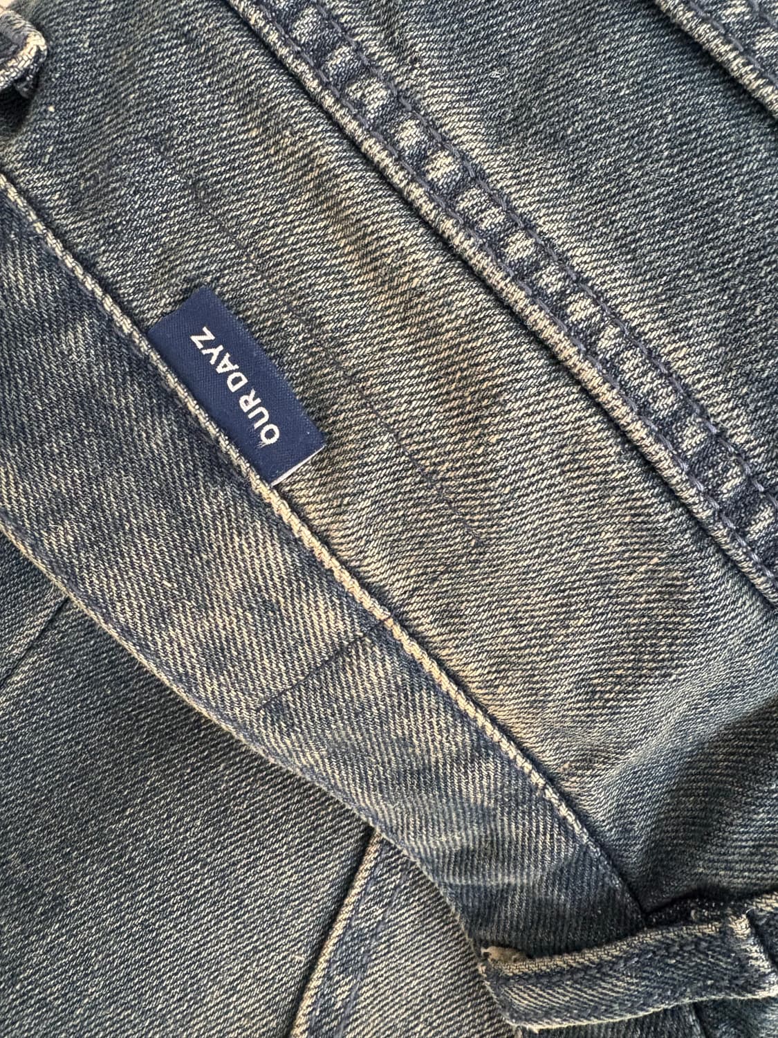 아워데이즈 웨이비 커브드 와이드 데님 팬츠 (M) 상품이미지4