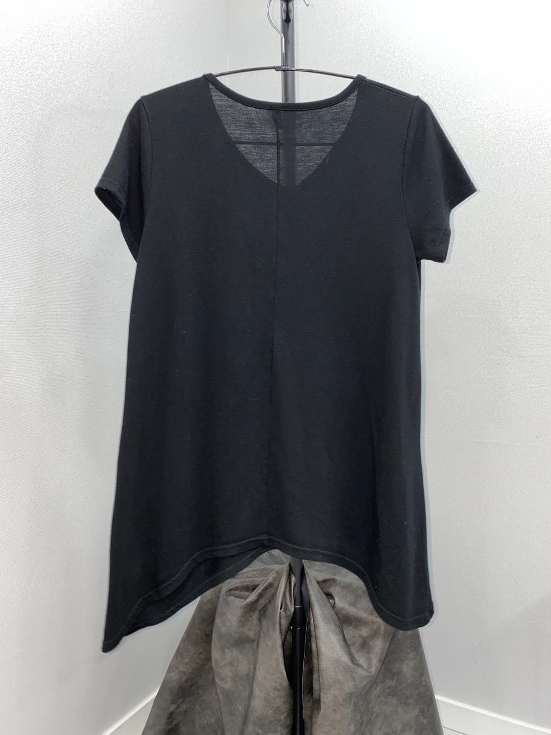 Grunge Unbalanced Hem T-Shirt  상품이미지4