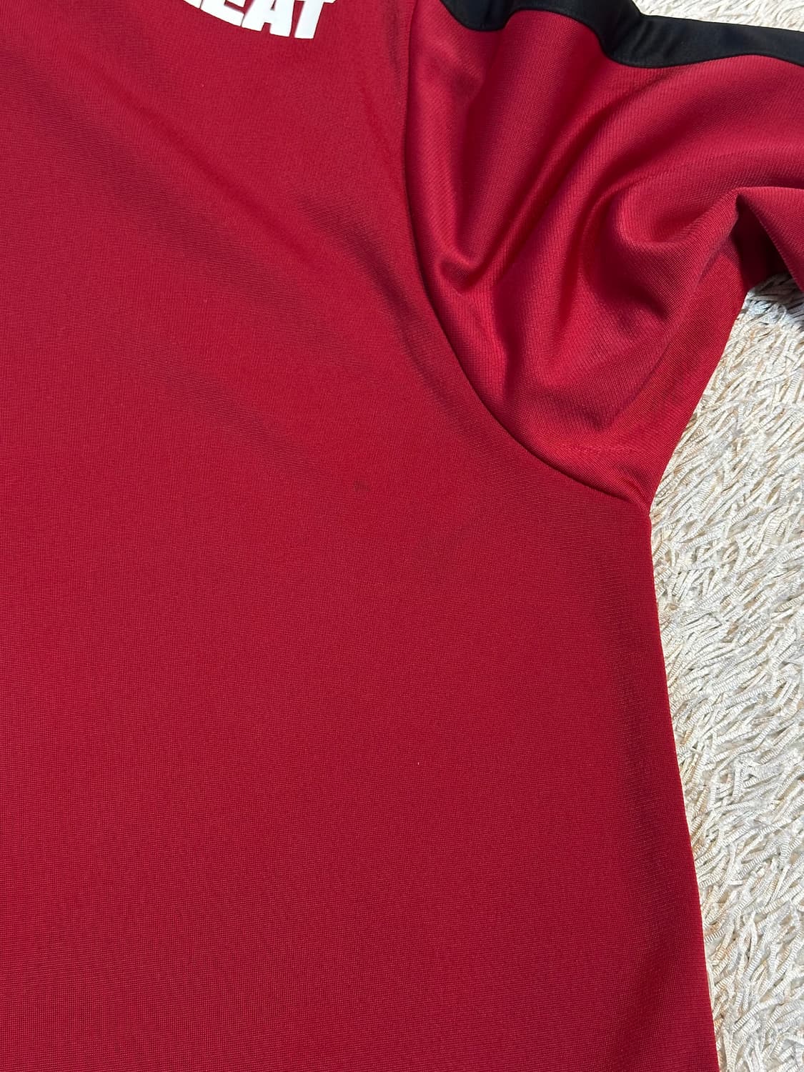 희귀) 아디다스 X NBA 마이애미 히트 트랙탑 져지 버건디 상품이미지7