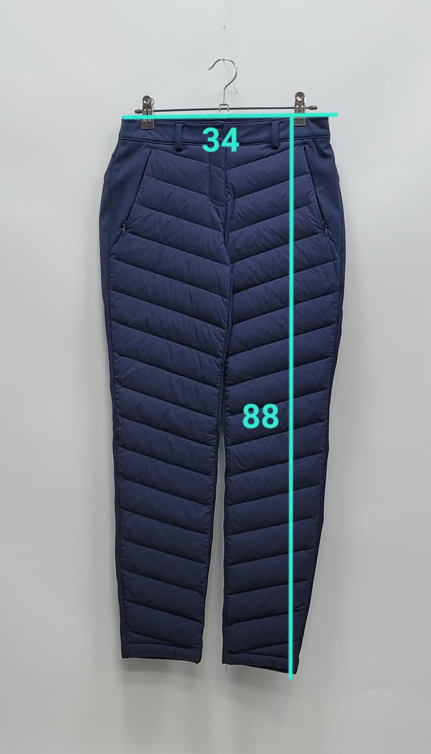 W.ANGLE 와이드앵글 구스 다운 팬츠 / 여 64 네이비
 상품이미지9