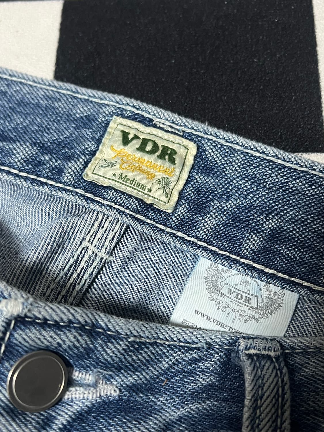 [M] VDR 비디알 215 네이비 데님 팬츠 (클래식 라이트) 청바지 상품이미지4