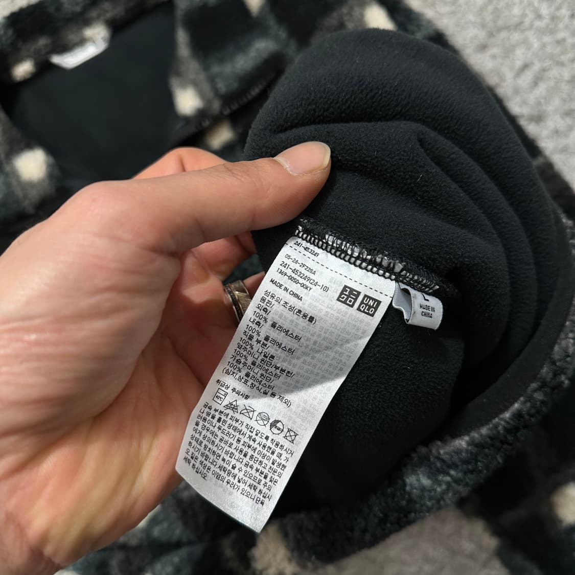 [우먼100] 유니클로xjw앤더슨 양털후리스자켓 상품이미지4