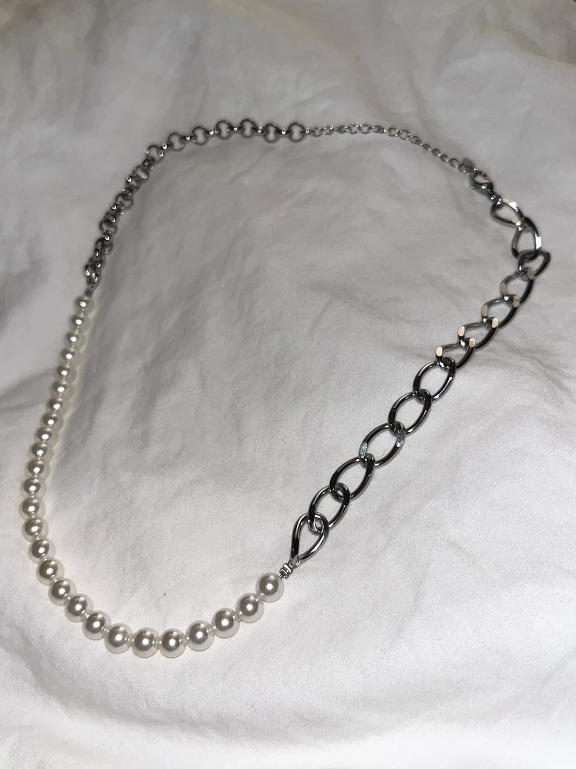 힙노타이즈 진주 체인 목걸이 상품이미지1