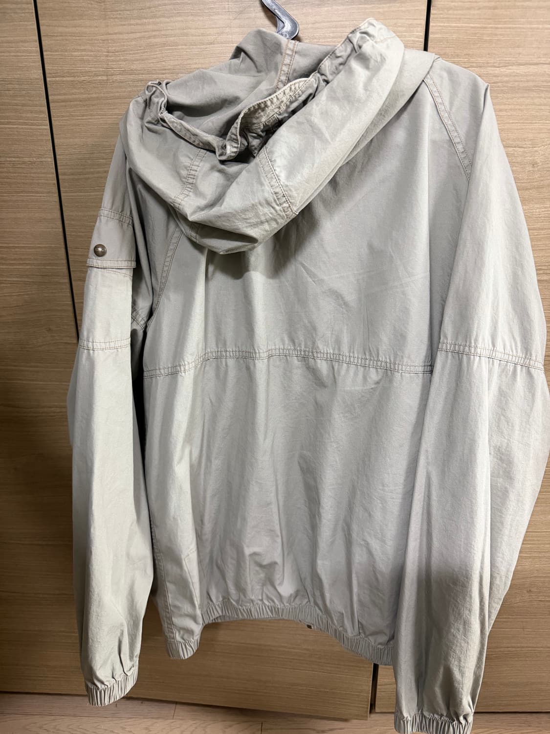 카키스 바람막이 그레이 m(2)사이즈 상품이미지2