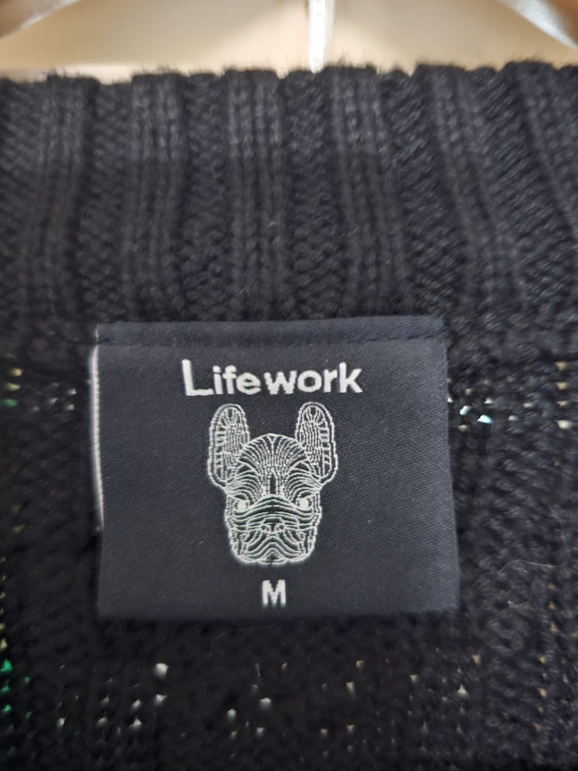 라이프워크 케이블 크루넥 니트 M 상품이미지4