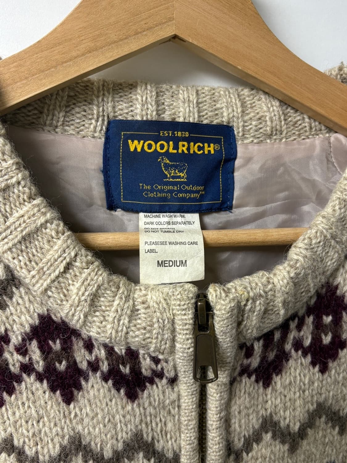 울리치 니트 집업 상품이미지2