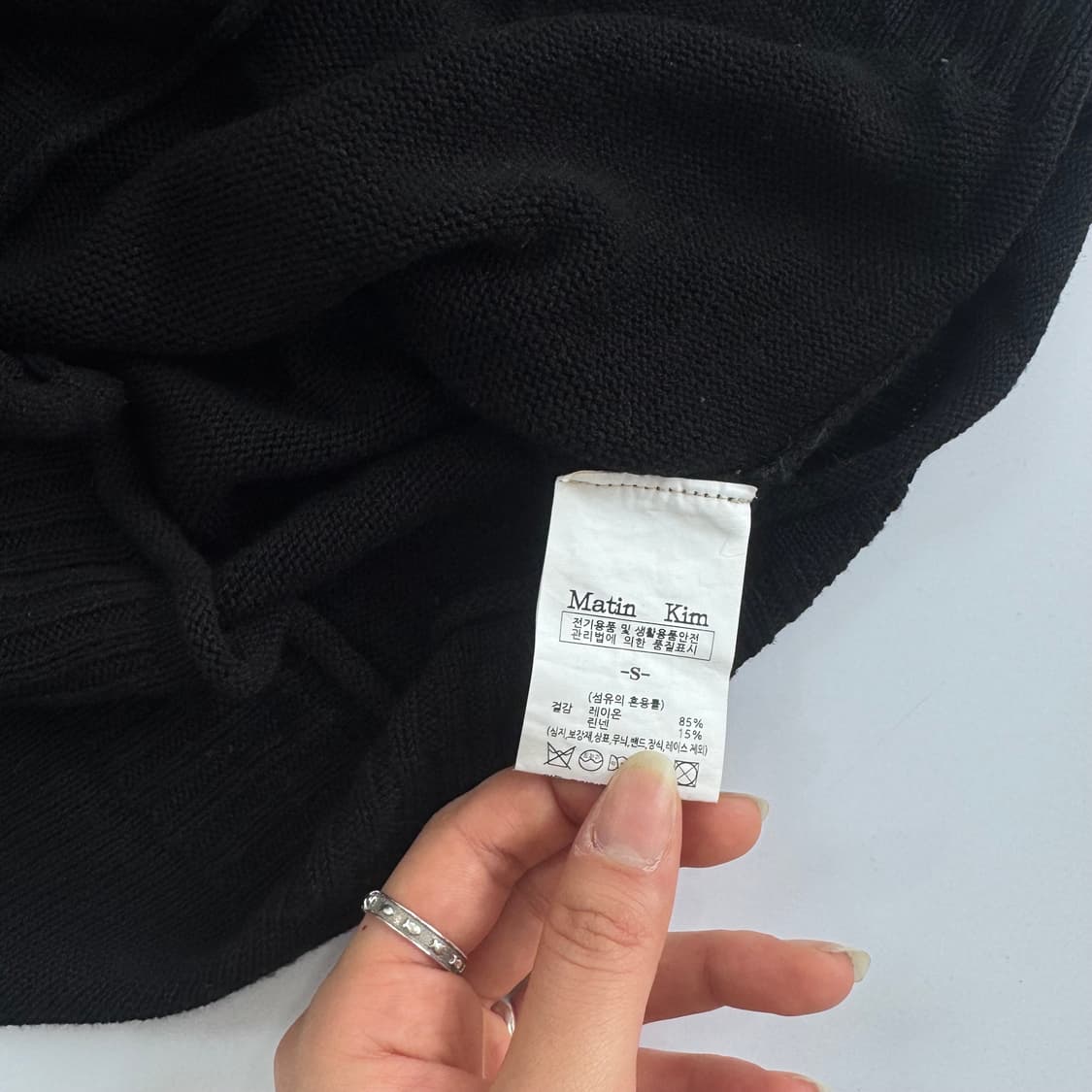 Matin Kim 마땡킴 반팔 니트  상품이미지5