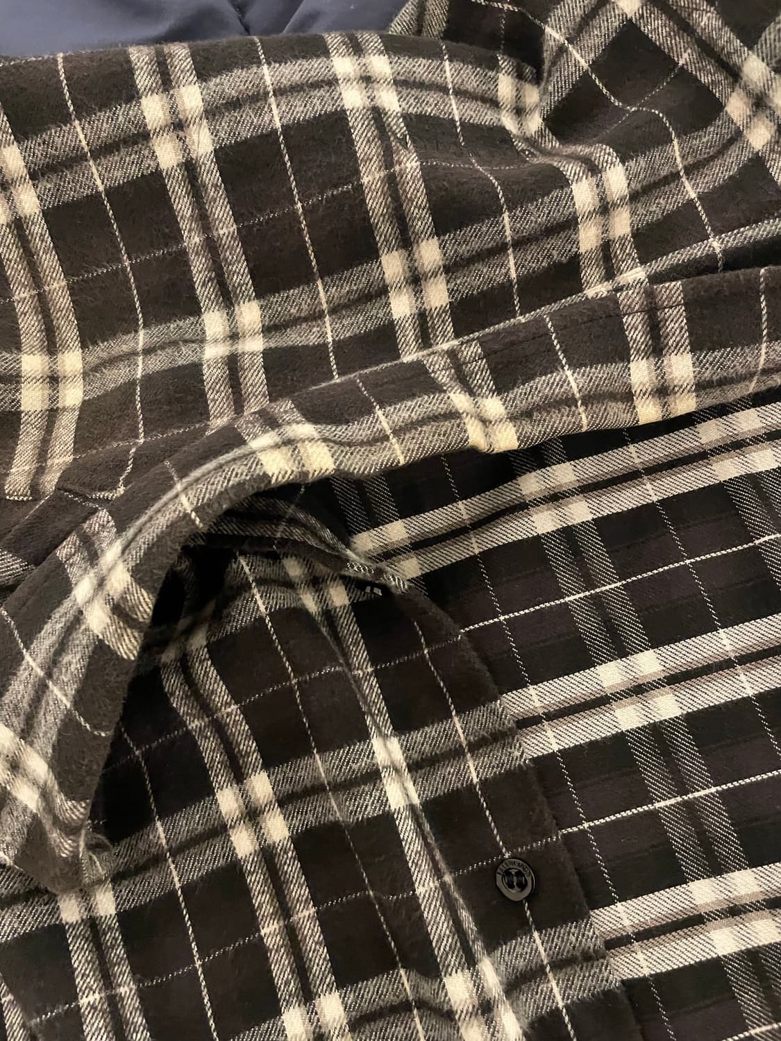 발렌시아가 체크 셔츠 상품이미지3