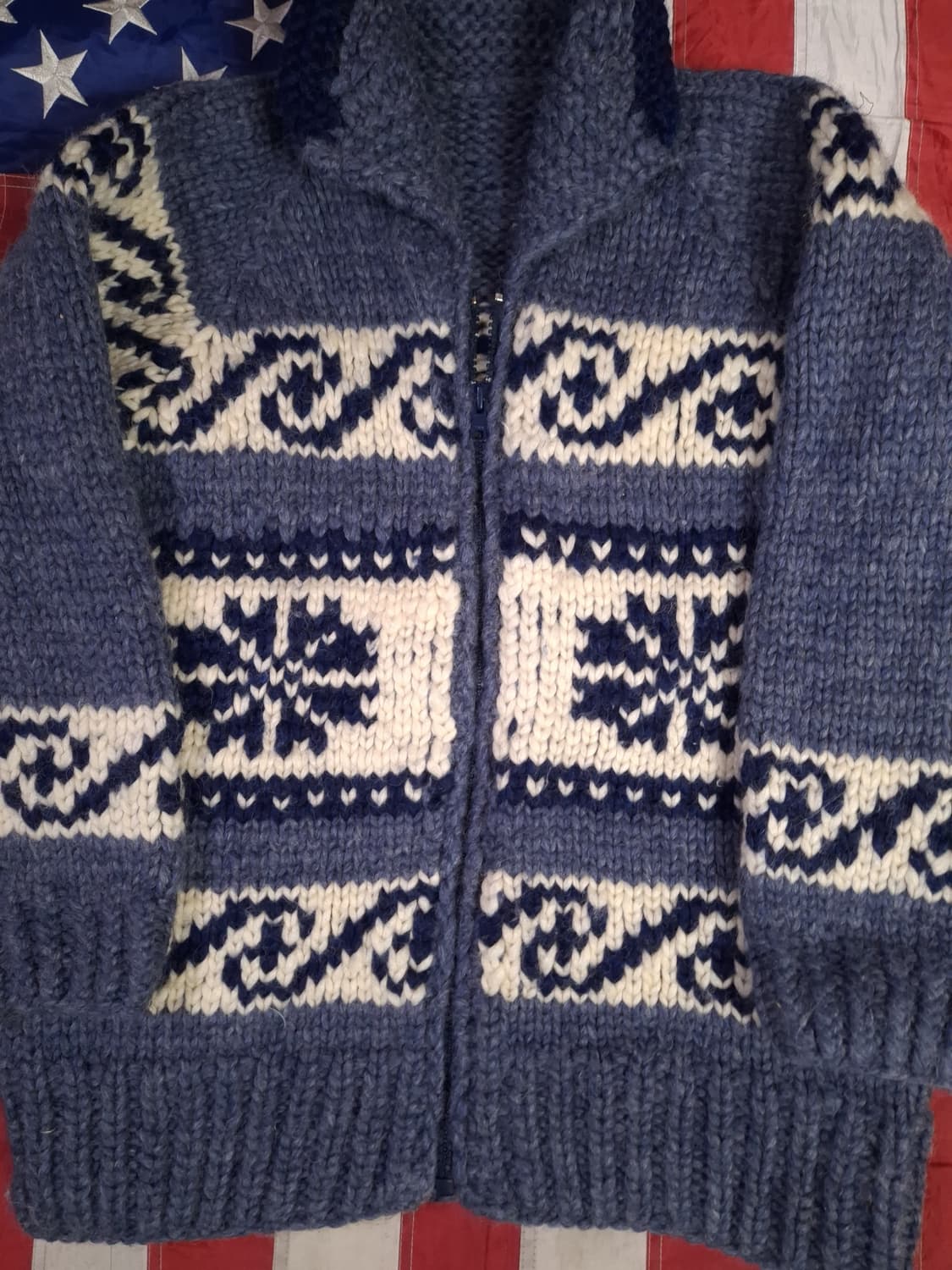 특A급 빈티지 코위찬 TYPE 헤비울 노르딕 가디건 상품이미지2