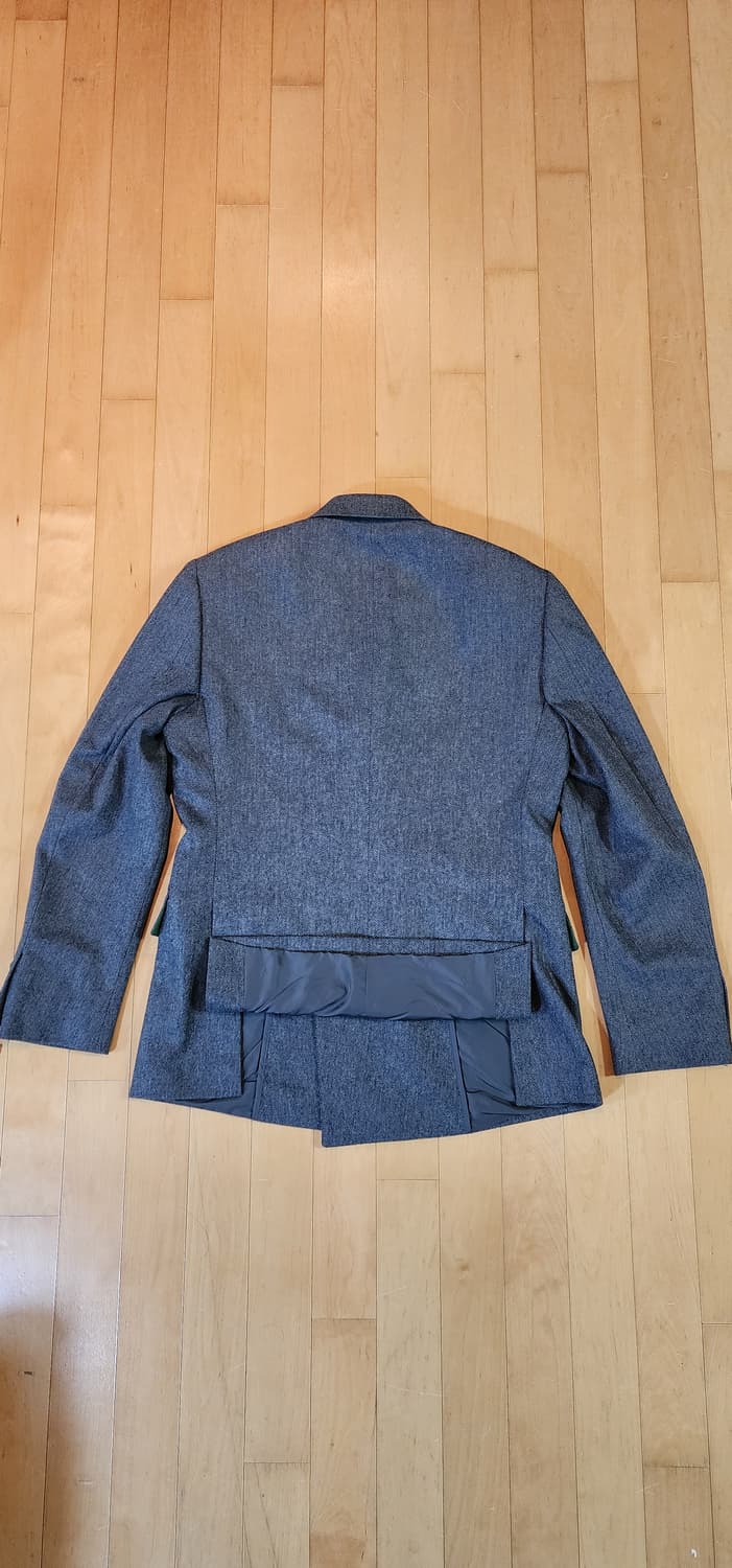 라코스테 헤링본 더블 모직자켓 L 상품이미지5