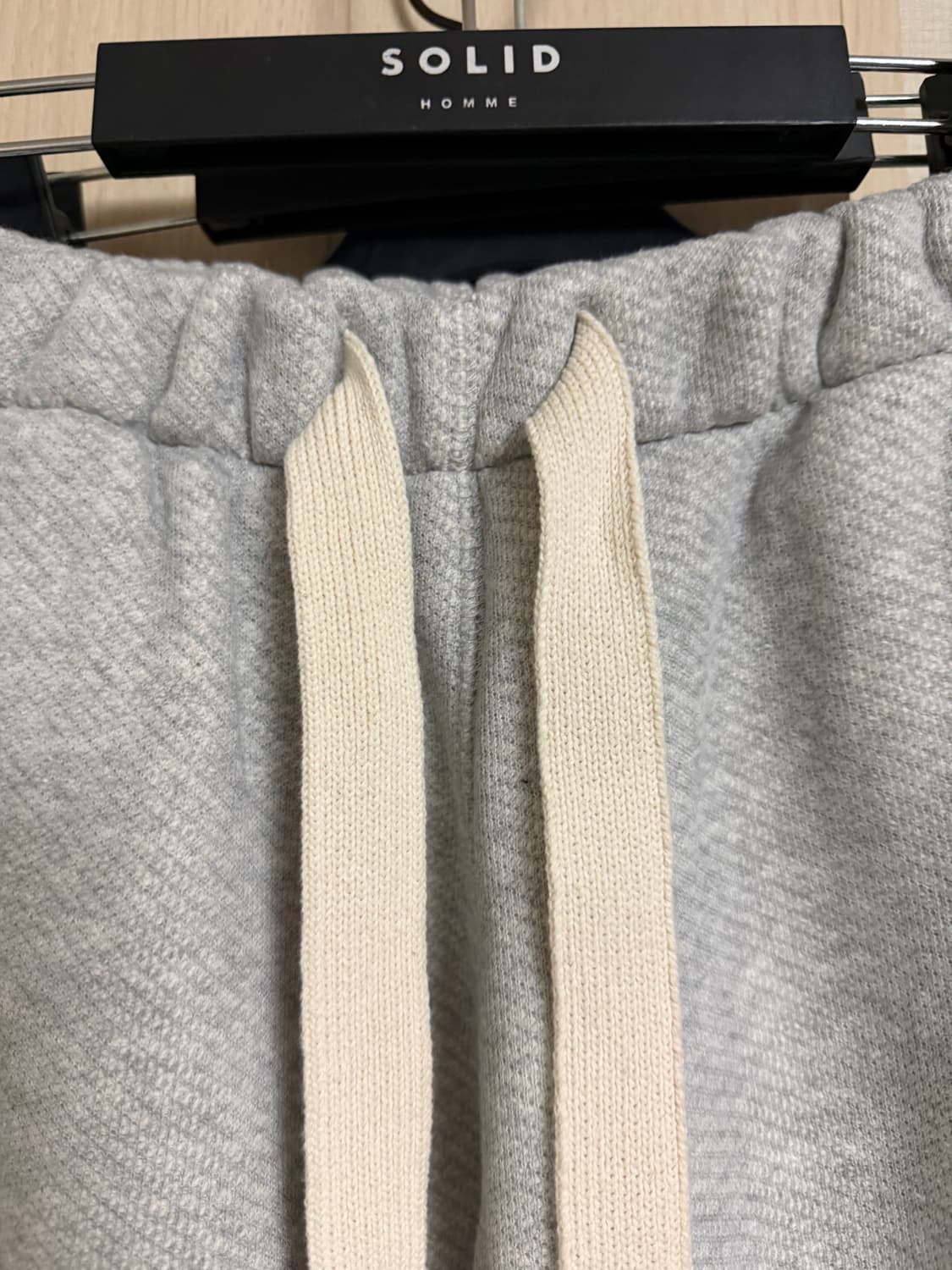 렉토 코튼 저지 와이드 스웻 팬츠 그레이 M 상품이미지4