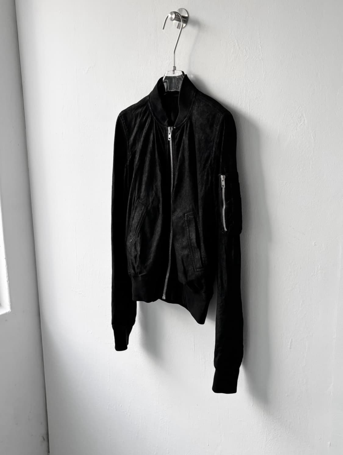 릭오웬스 15ss 램스킨 스웨이드 블루종 상품이미지2