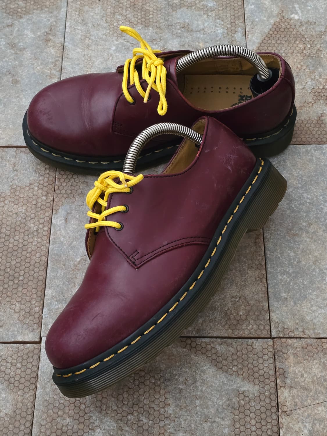 (230)닥터마틴 1461 pw 3홀 체리레드 구두 상품이미지3