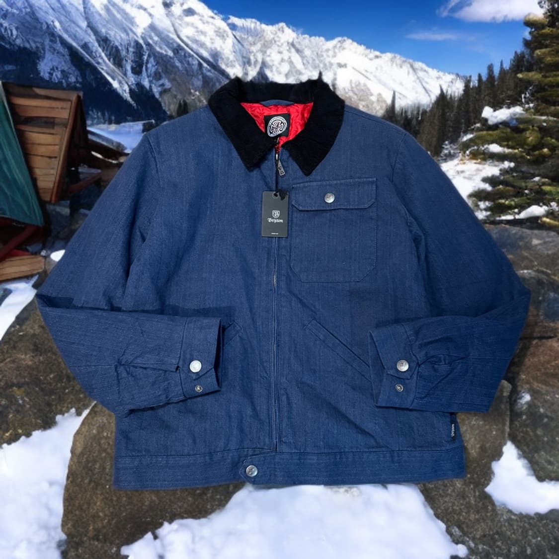 인디펜던트 x 브릭스톤 데님 워크자켓 (M-L) 새상품 상품이미지1