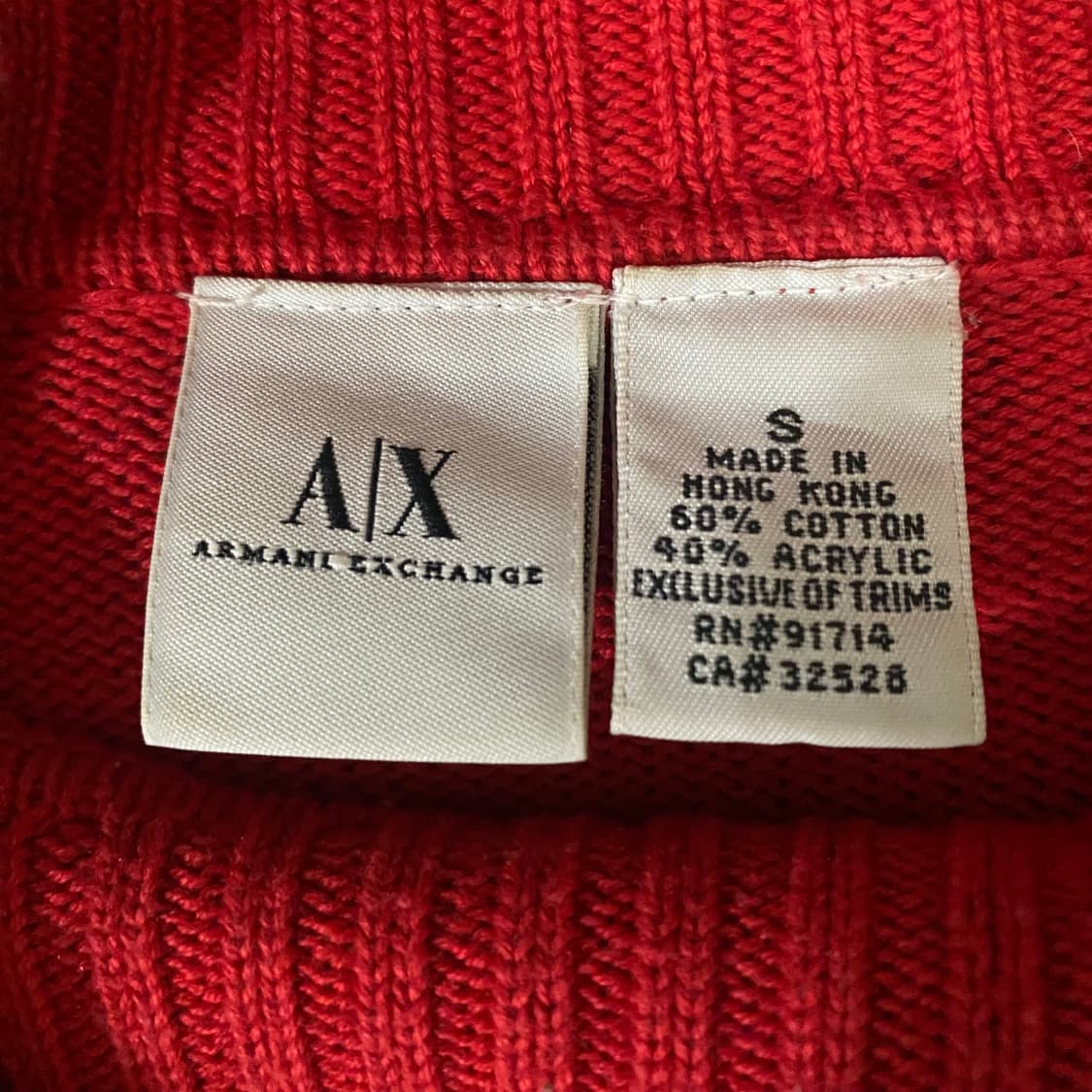 아르마니 익스체인지 니트 S 상품이미지4
