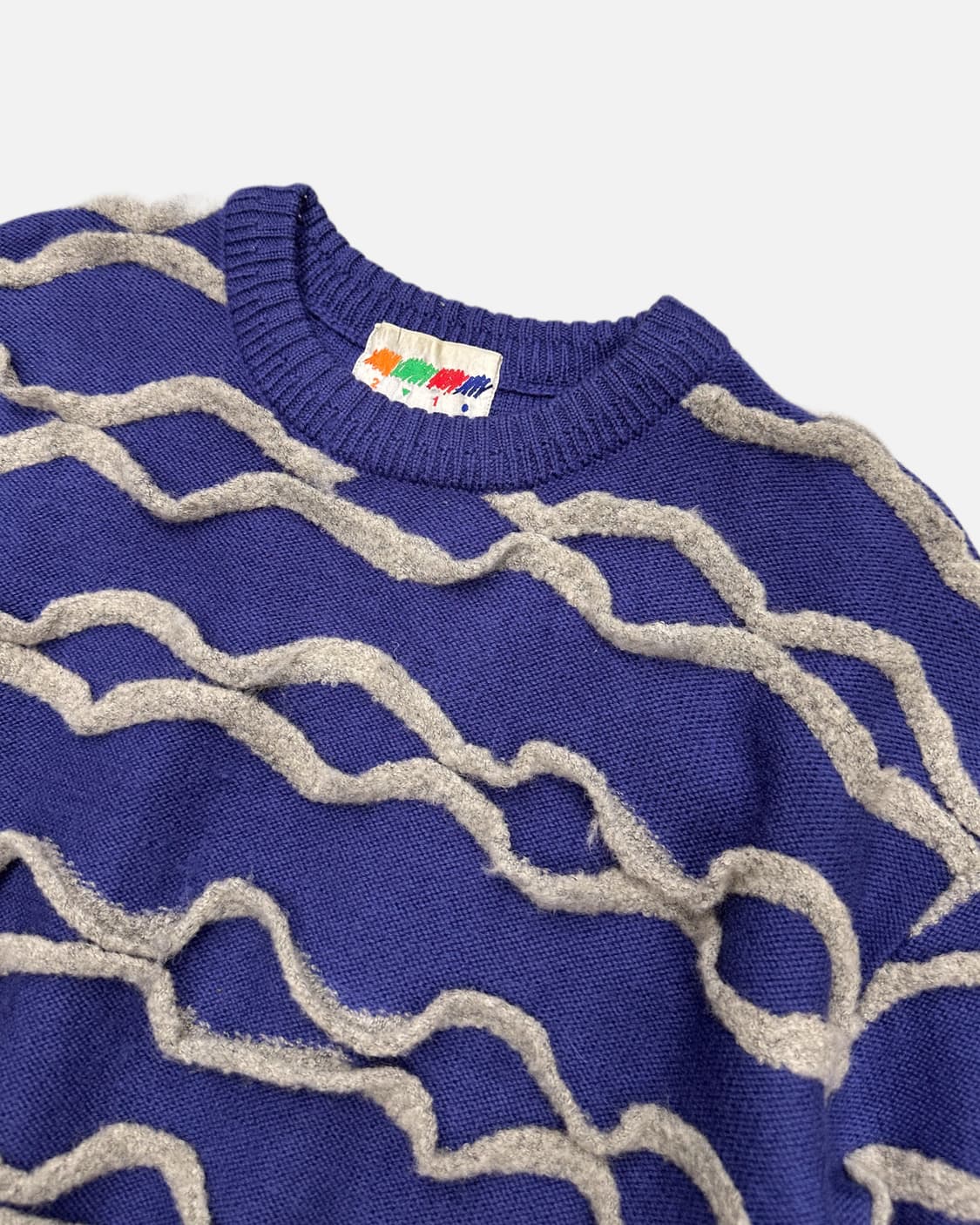 trimming violet wool knit 상품이미지2