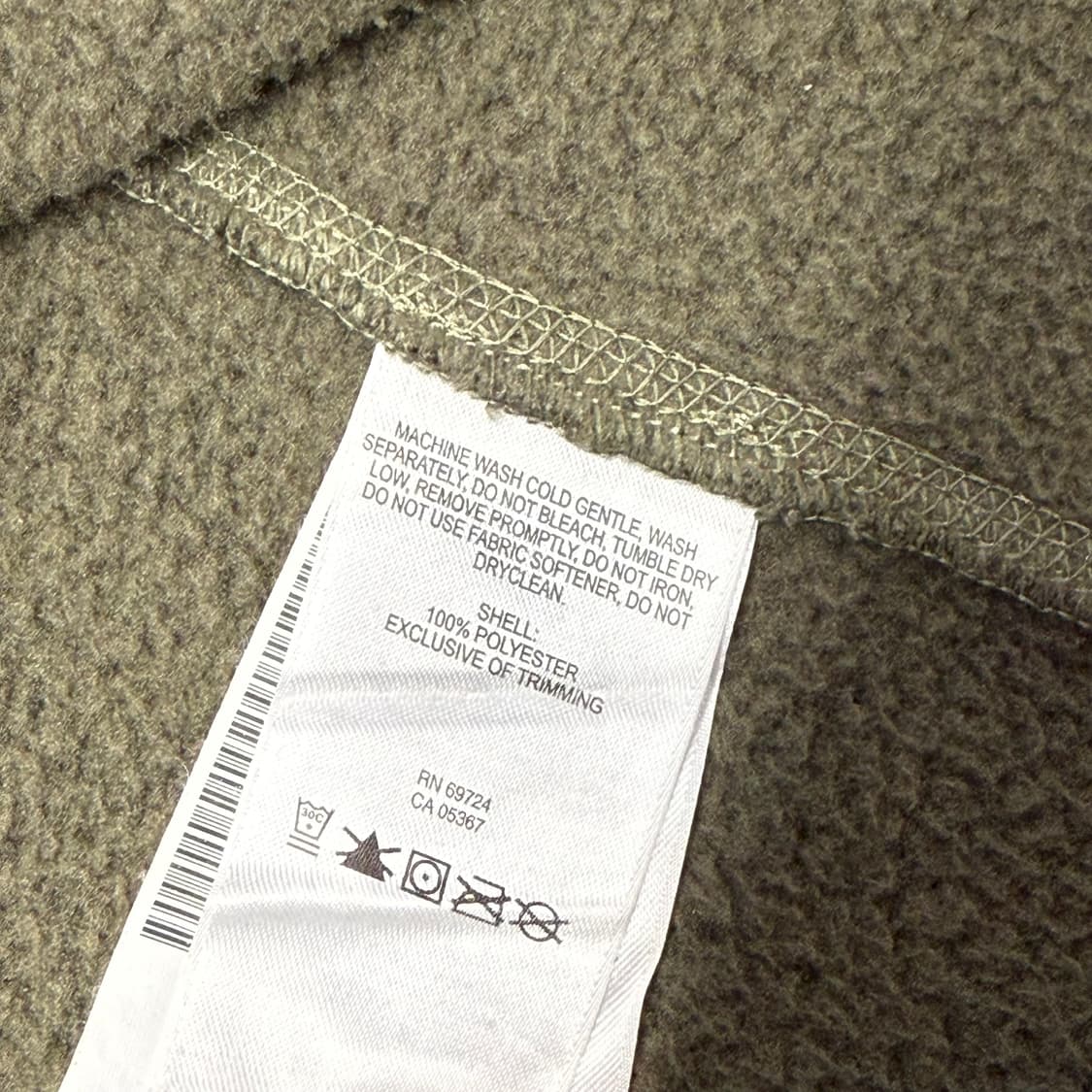 [L] 컬럼비아 올리브 플리스 집업 상품이미지6