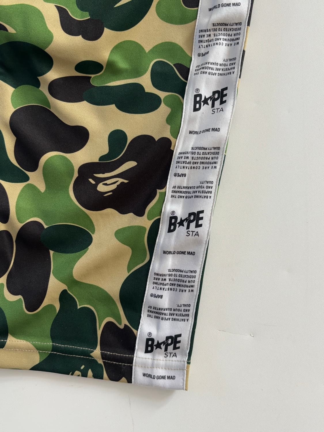 Bape 베이프 ABC 카모 릴렉스드 핏 트랙 팬츠 상품이미지5