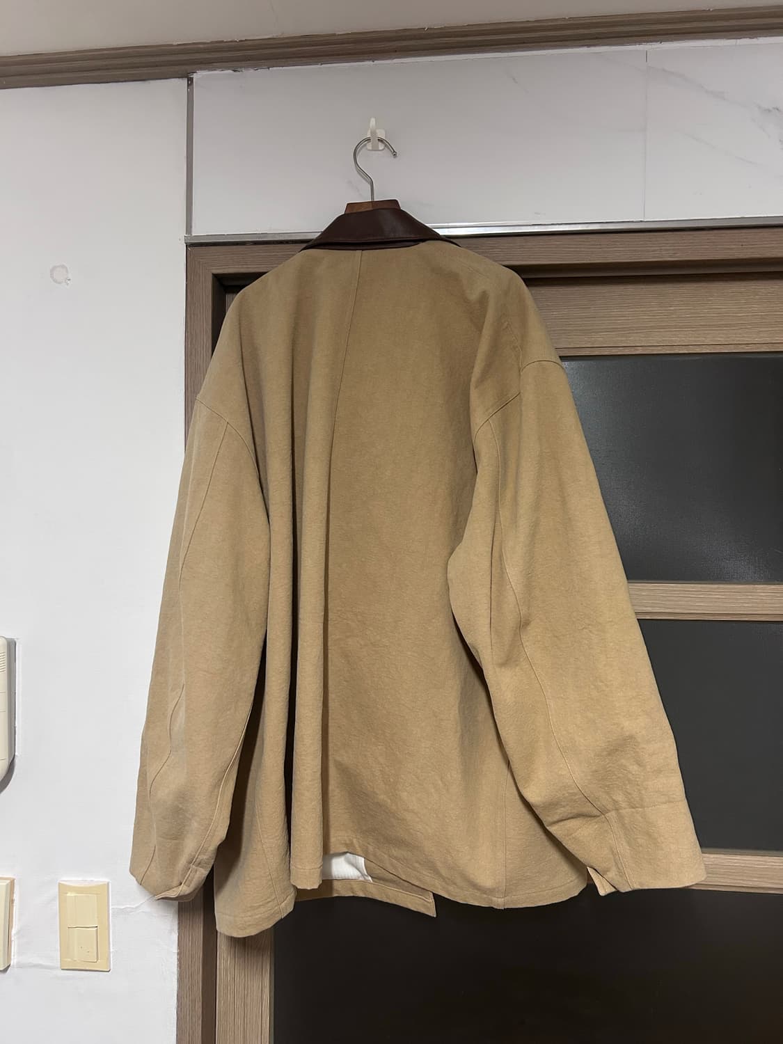 L) STU 레더 카라 워크자켓  상품이미지3