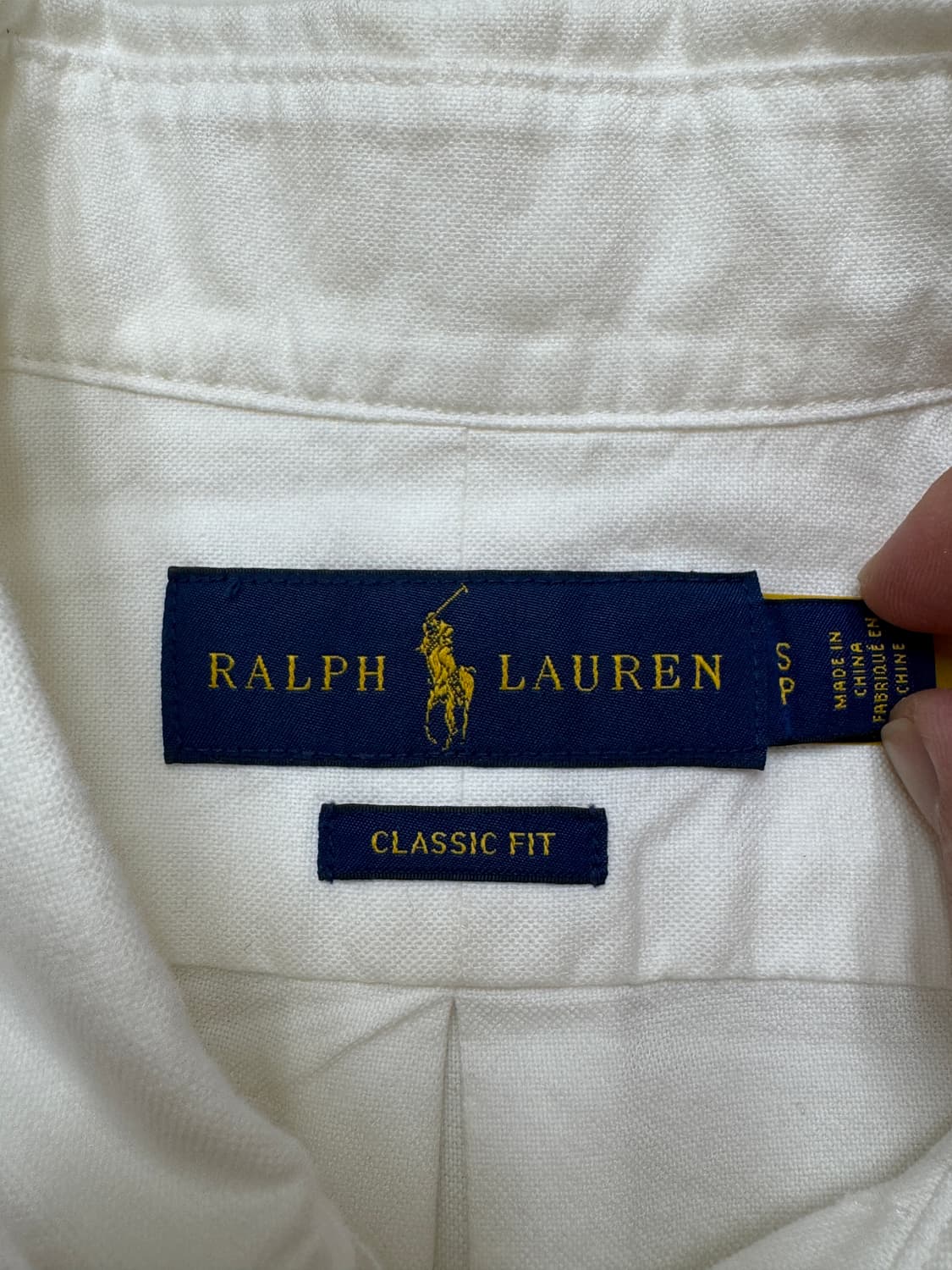 폴로랄프로렌 화이트 셔츠 클래식핏 s 상품이미지3