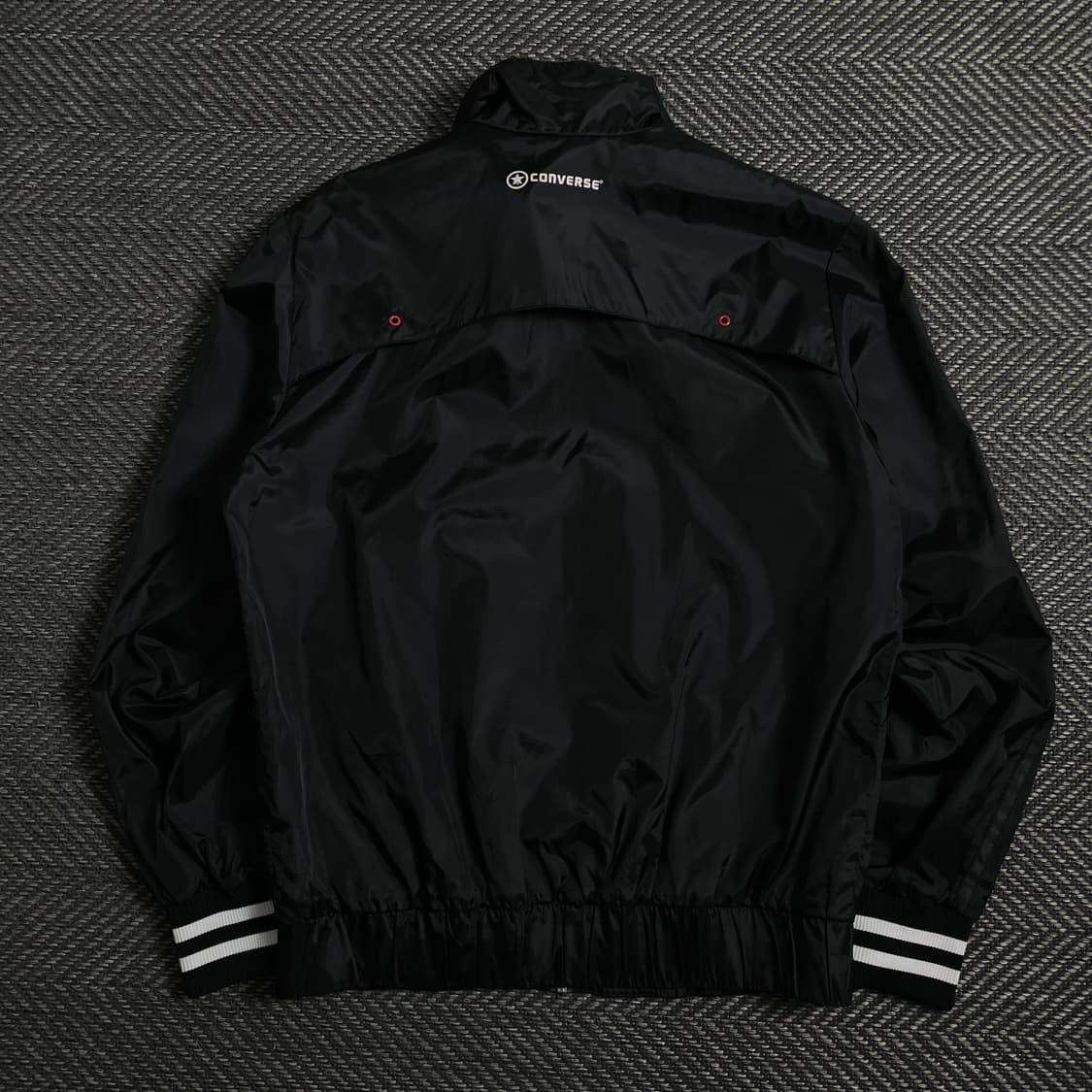 00s 컨버스 올드스쿨 디테일 블랙 우븐 트랙 자켓 o 4277 상품이미지4