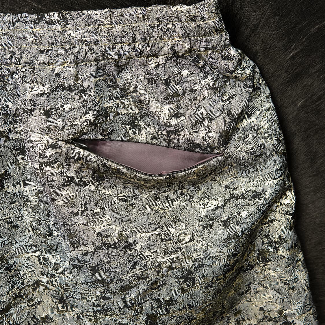 [XL] 니들스 22SS 블랙+골드 자카드 바스켓볼 쇼츠 미사용 신품  상품이미지7