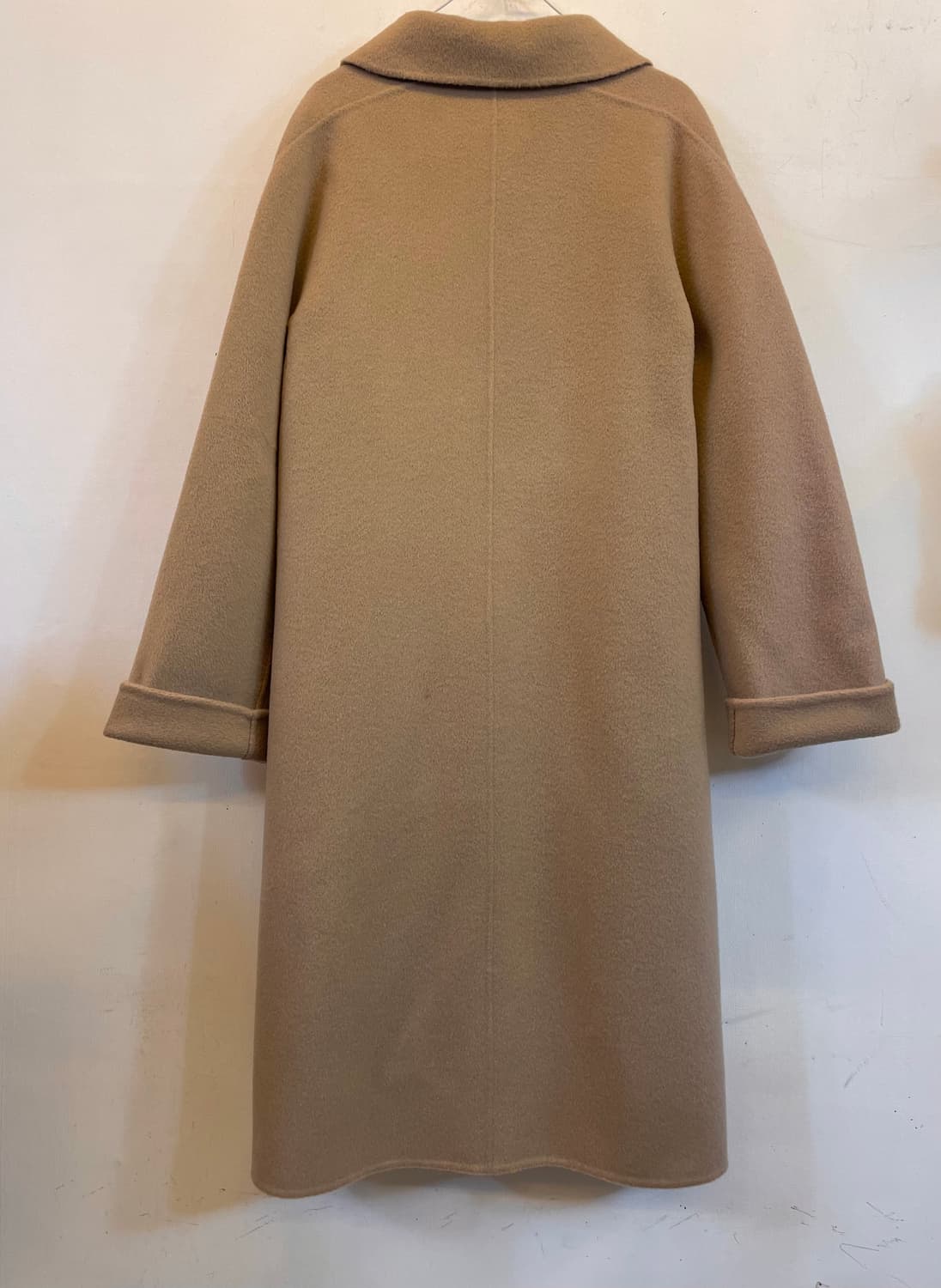 BLESSD 여성 핸드메이드 베이지 울코트 모직롱코트:) 하객룩데이트룩 상품이미지6