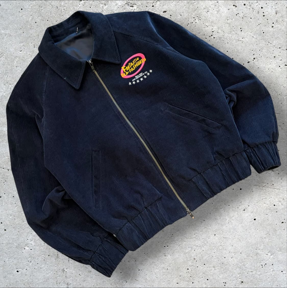 [M] 잔나비 코듀로이 블루종 바시티 자켓 네이비 D625 상품이미지2