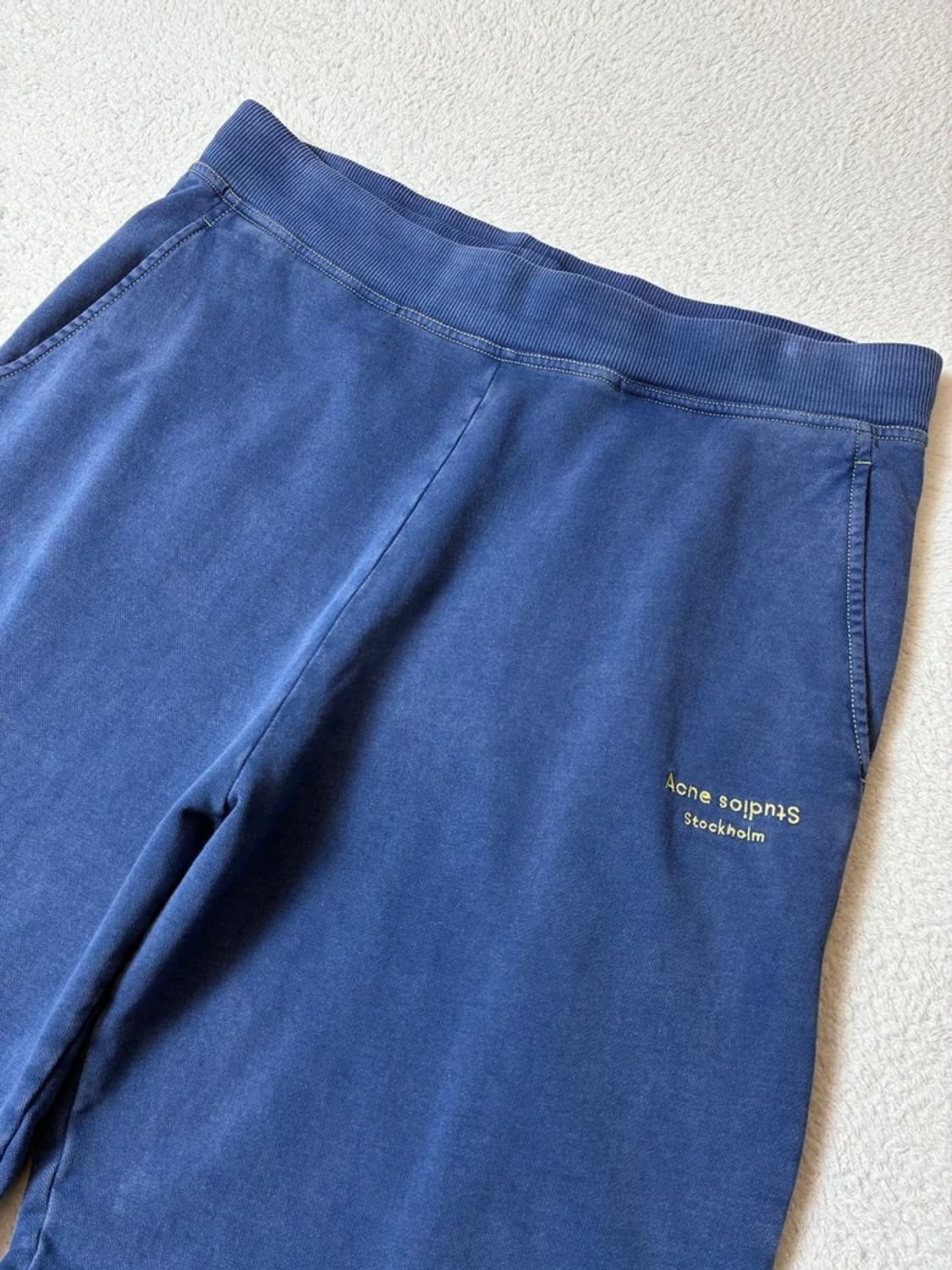 아크네스튜디오 헤비코튼 피그먼트 스웻 팬츠 PN8016 상품이미지2