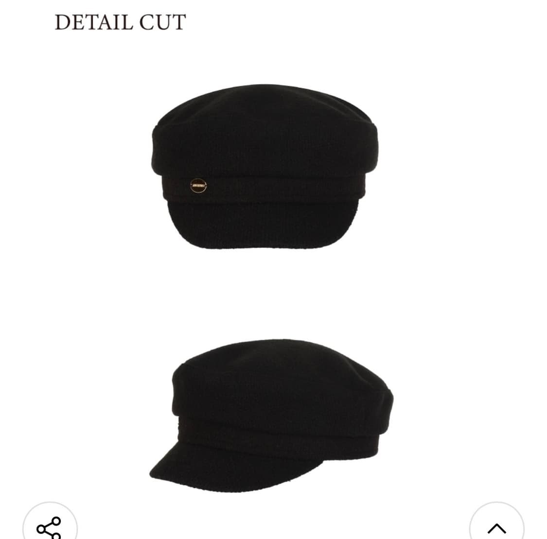 아노에틱 ANC NEWSBOY CAP_BLACK 상품이미지3
