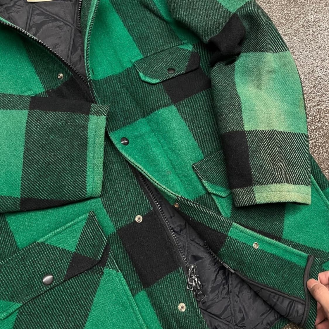 80s Johnson 매키노 울 자켓 (100-105) 상품이미지8