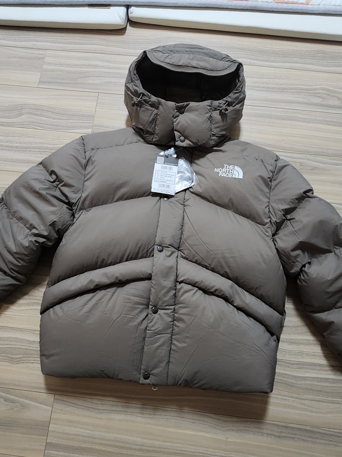 노스페이스에어피크다운점퍼패딩xl베이지브라운 상품이미지1