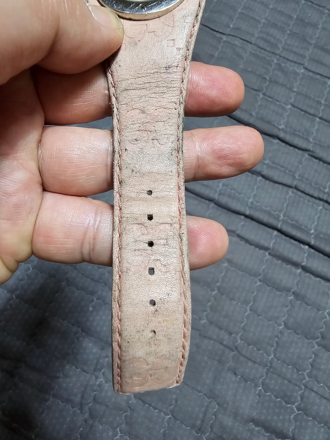 구찌 G로고 여성 시계 핑크 가죽 정품 상품이미지5