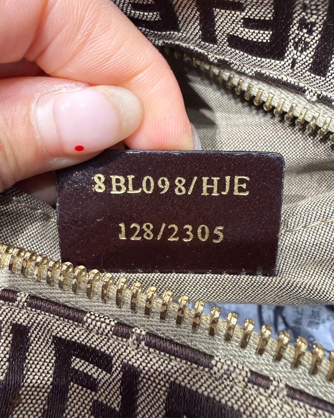 펜디 브라운 주카 캔버스 보스턴백 상품이미지8