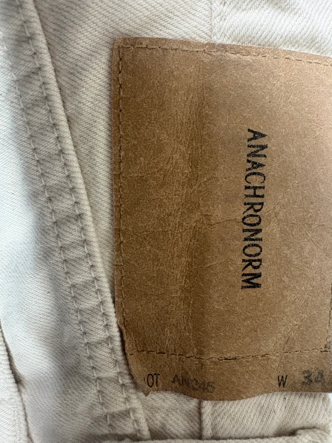 [34] 아나크로놈 80S 5P 와이드데님팬츠 상품이미지2