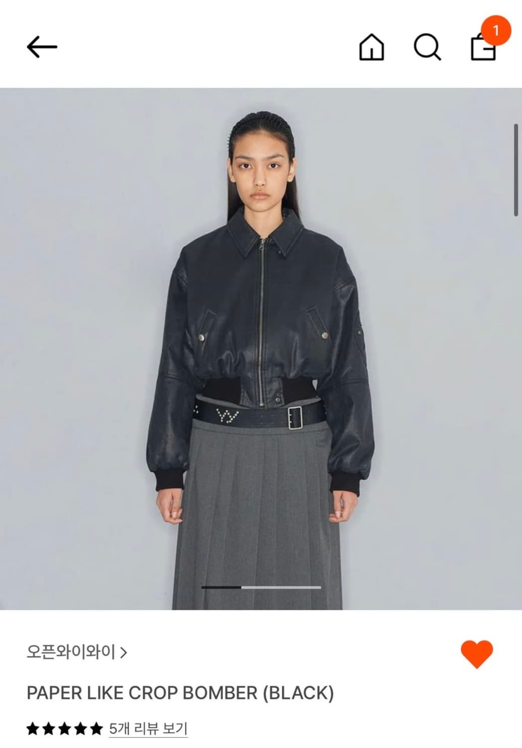 오픈와이와이 봄버자켓 상품이미지1