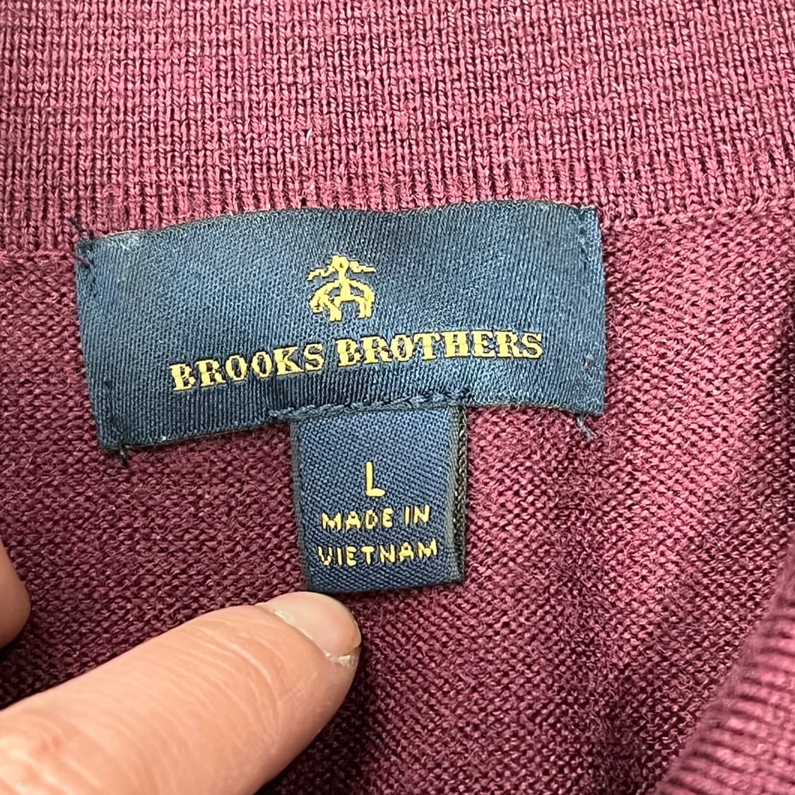 브룩스브라더스 카라 울니트 s10022 상품이미지5