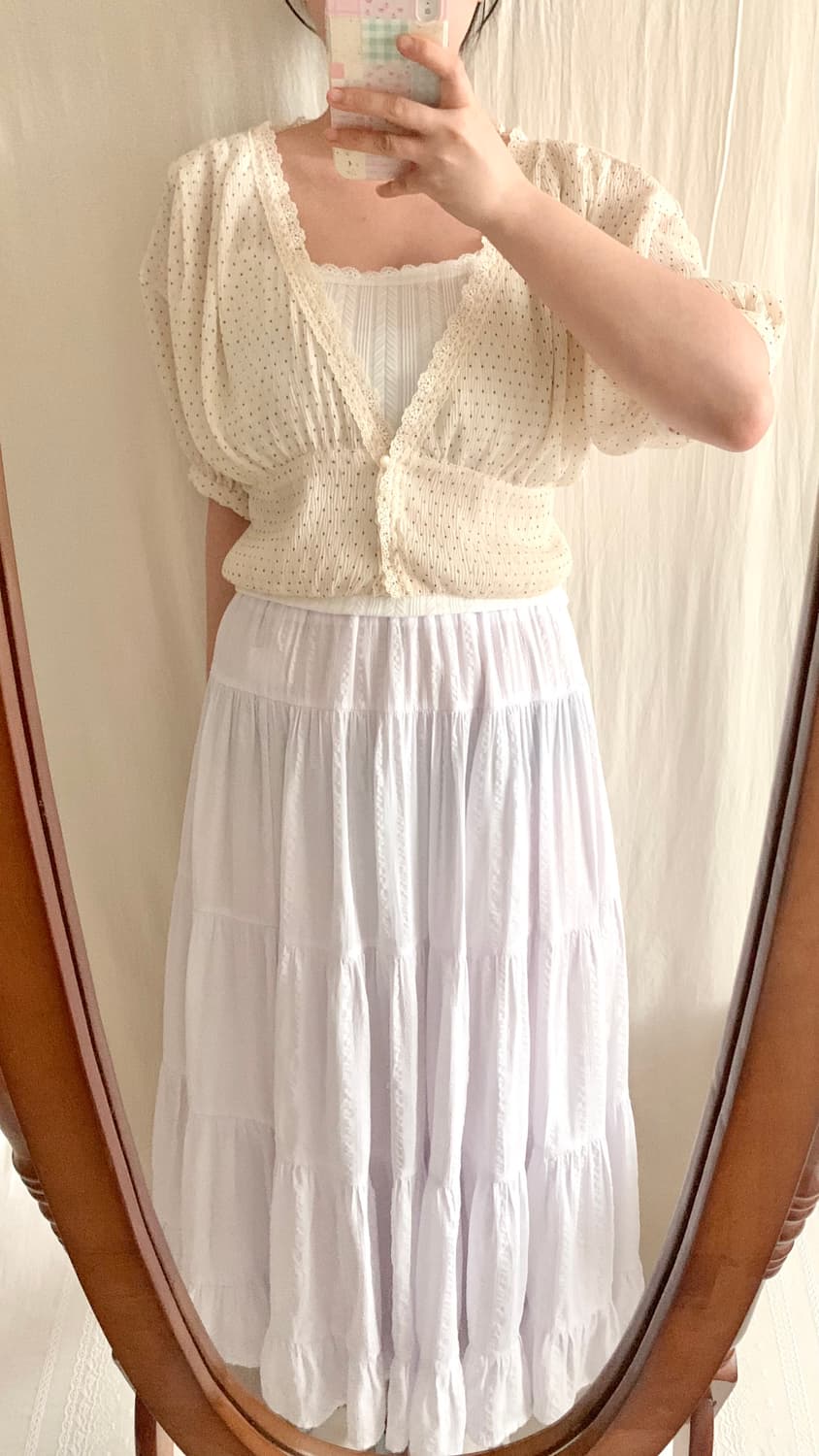 마제스틱레곤 도트 레이스 볼레로 상품이미지4