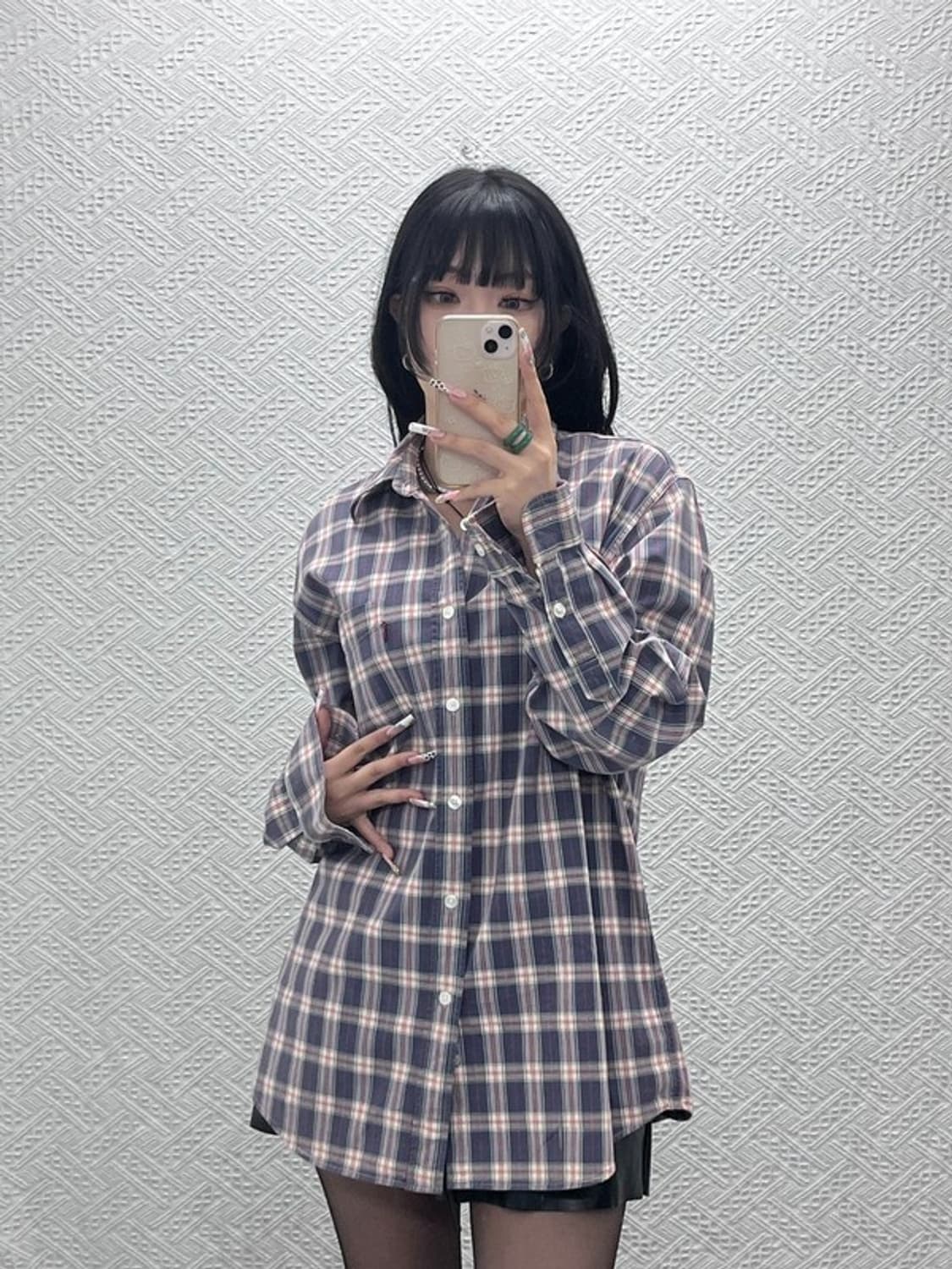 리바이스 컨트리 빈티지 캐주얼 타탄체크 셔츠 105 C11473 상품이미지1