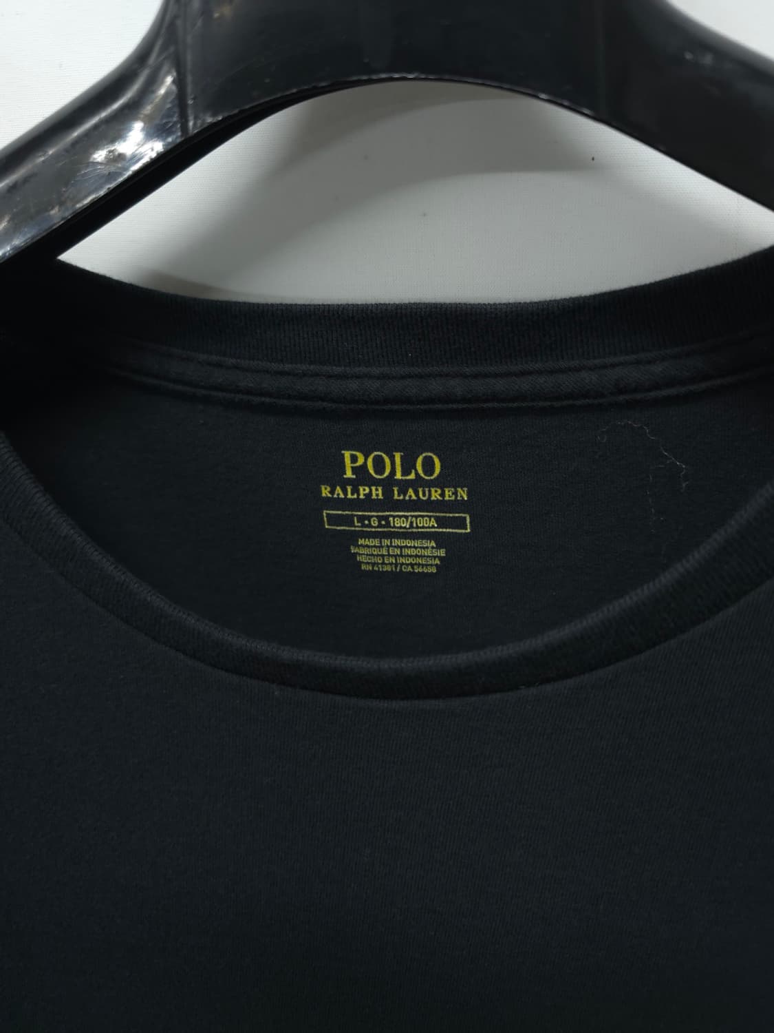 ​폴로 랄프로렌 남성 블랙 반팔 티셔츠 (100) 상품이미지6